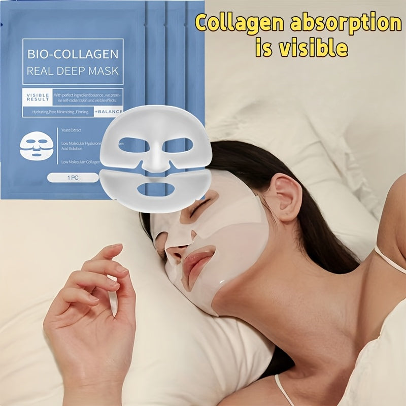 4pcs Bio-Collagen Real Deep Mask