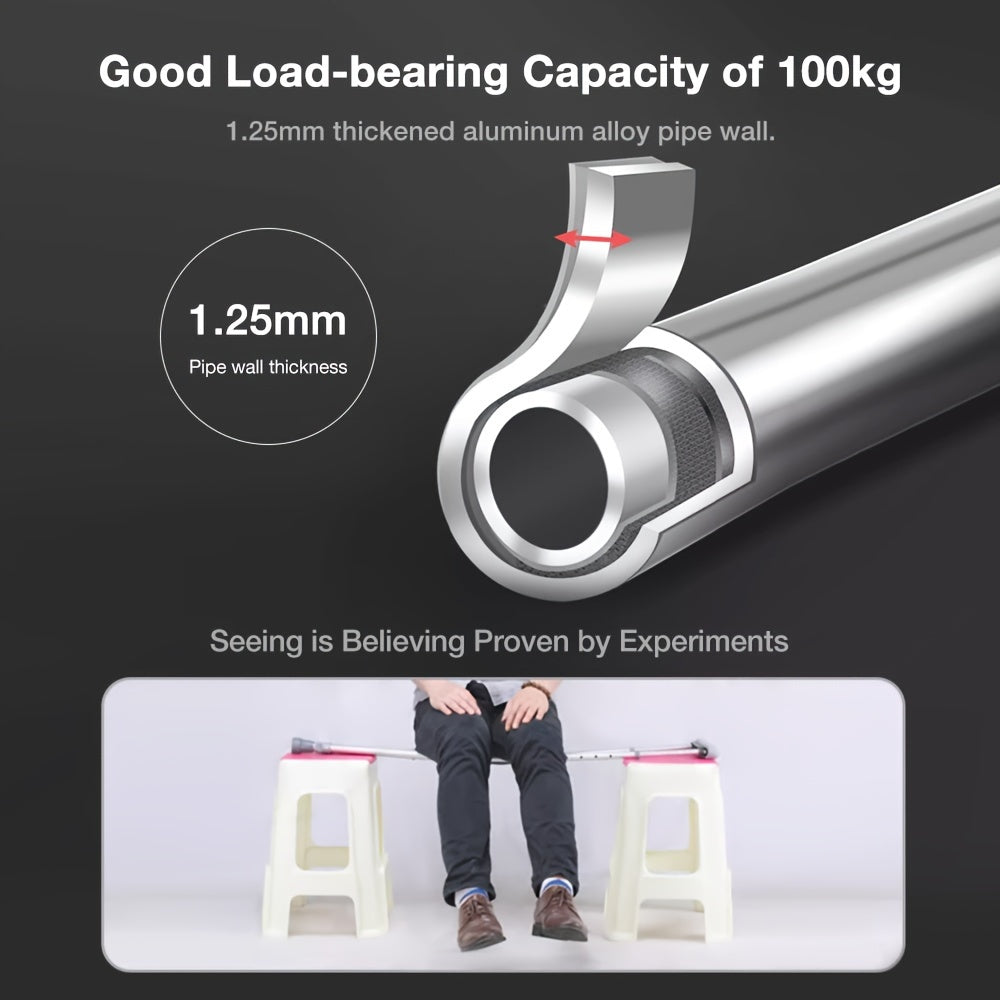 Cofoe Adjustable Aluminum Alloy Crutches, 1pc
