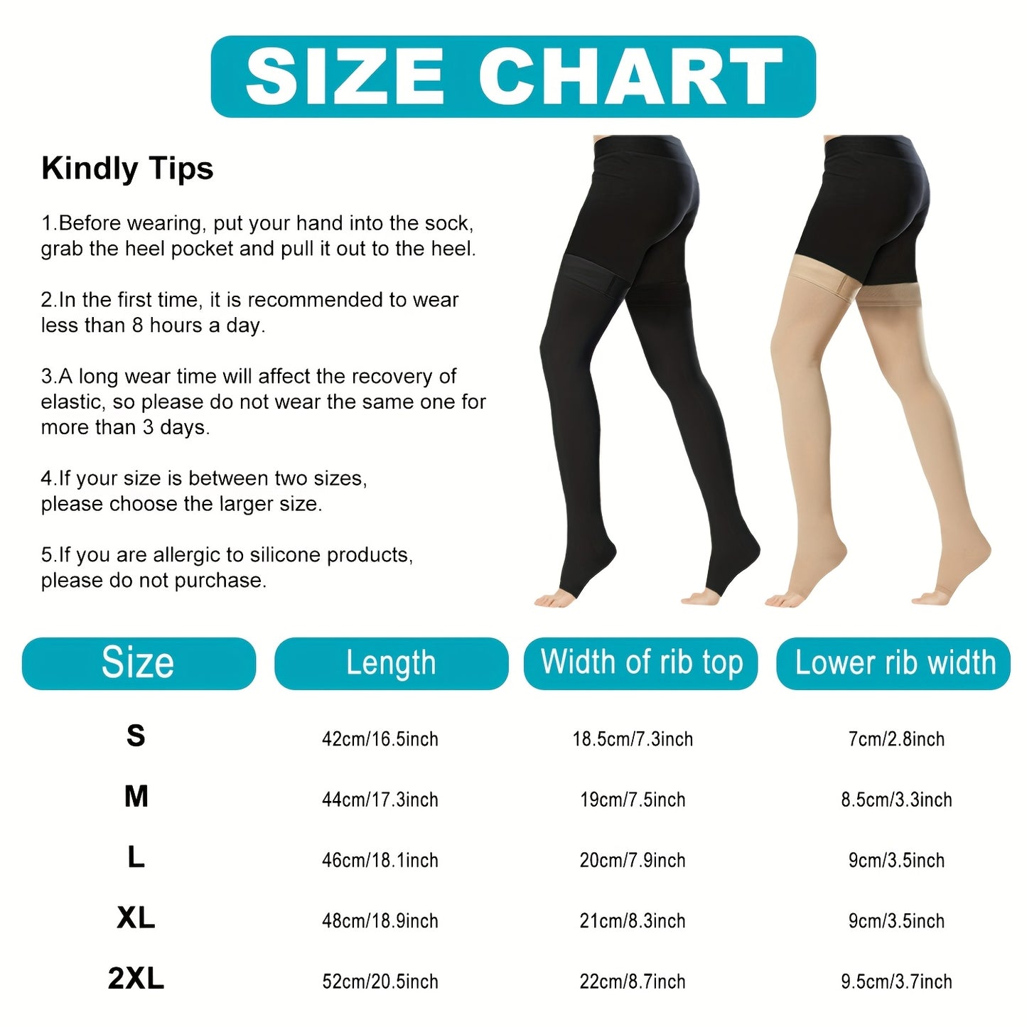 Graduated Compression Support Socks
