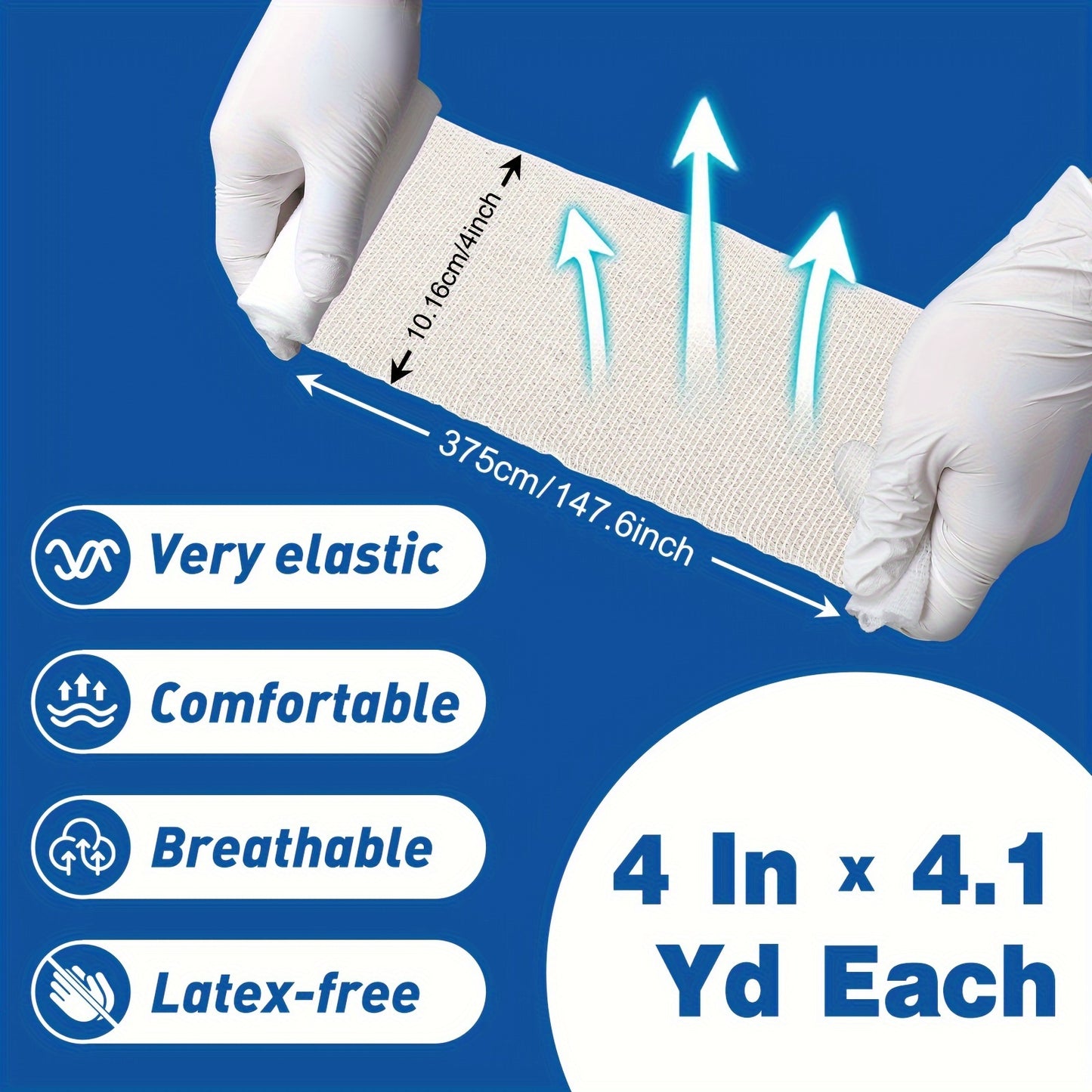 30 Pack Cotton Gauze Rolls