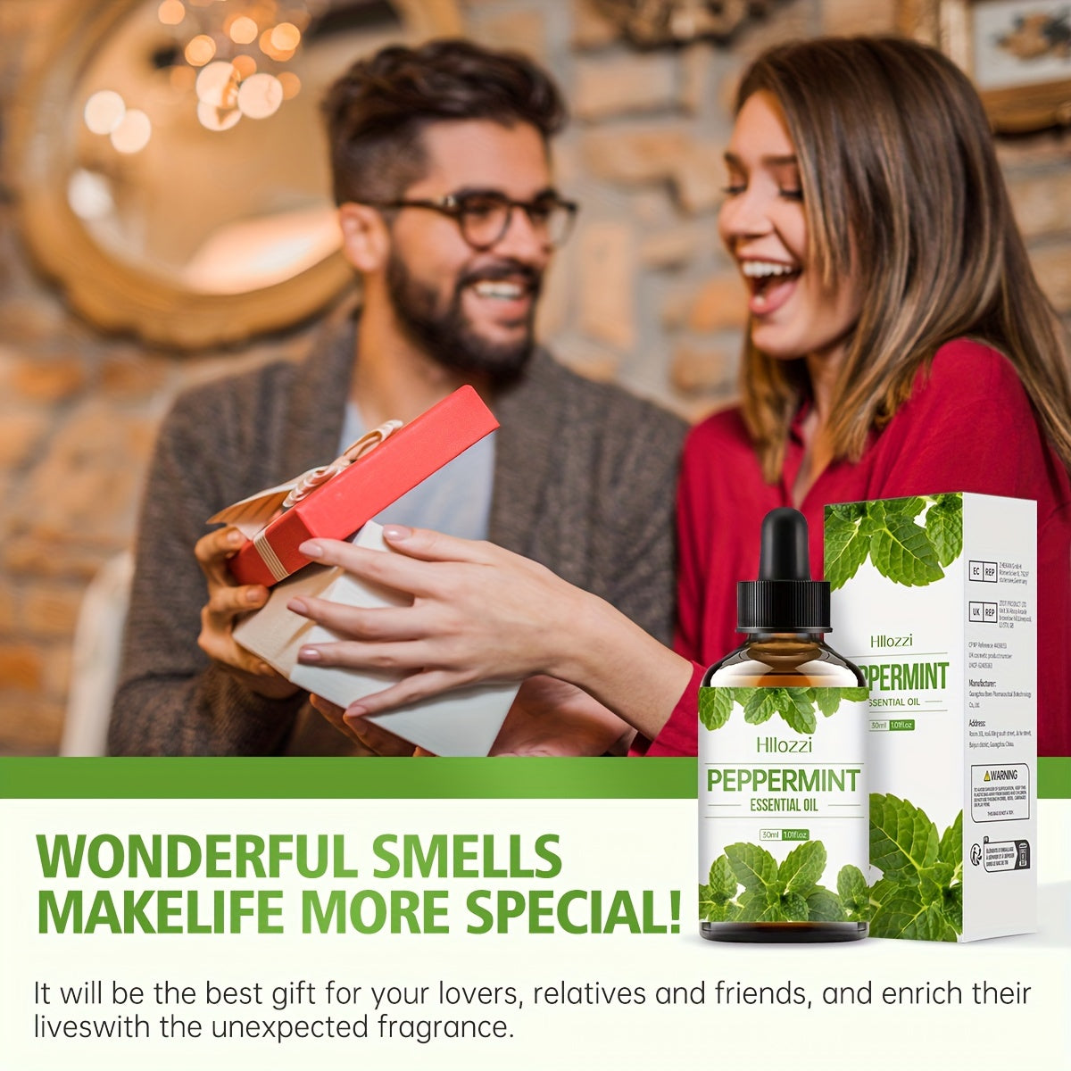 Peppermint Plant Essential Oil Face Body Skin Care Essential Oil