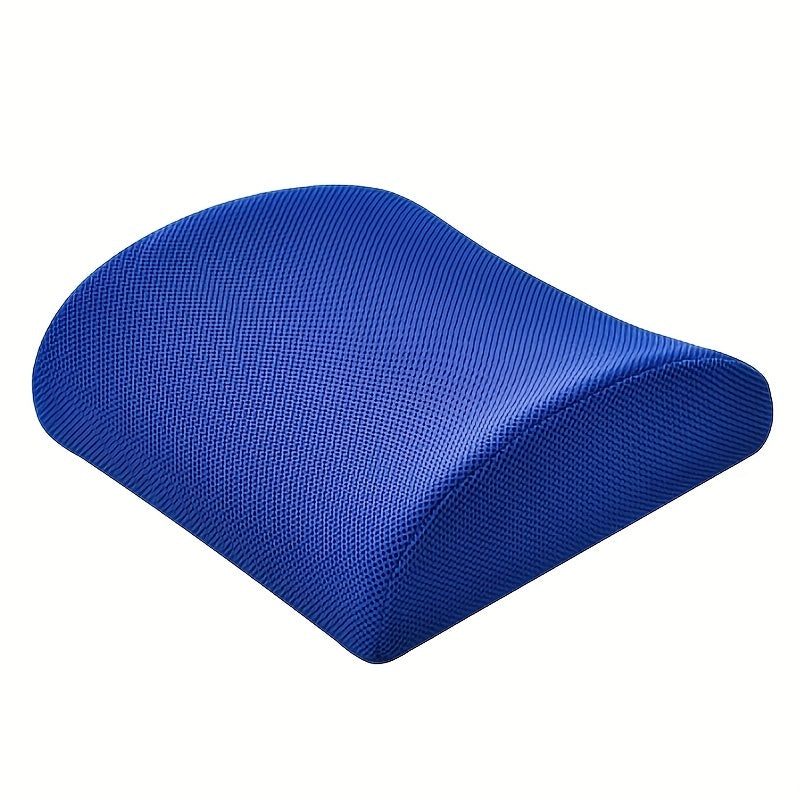 1pc Memory Foam Lumbar Support Pillow Back Cushion