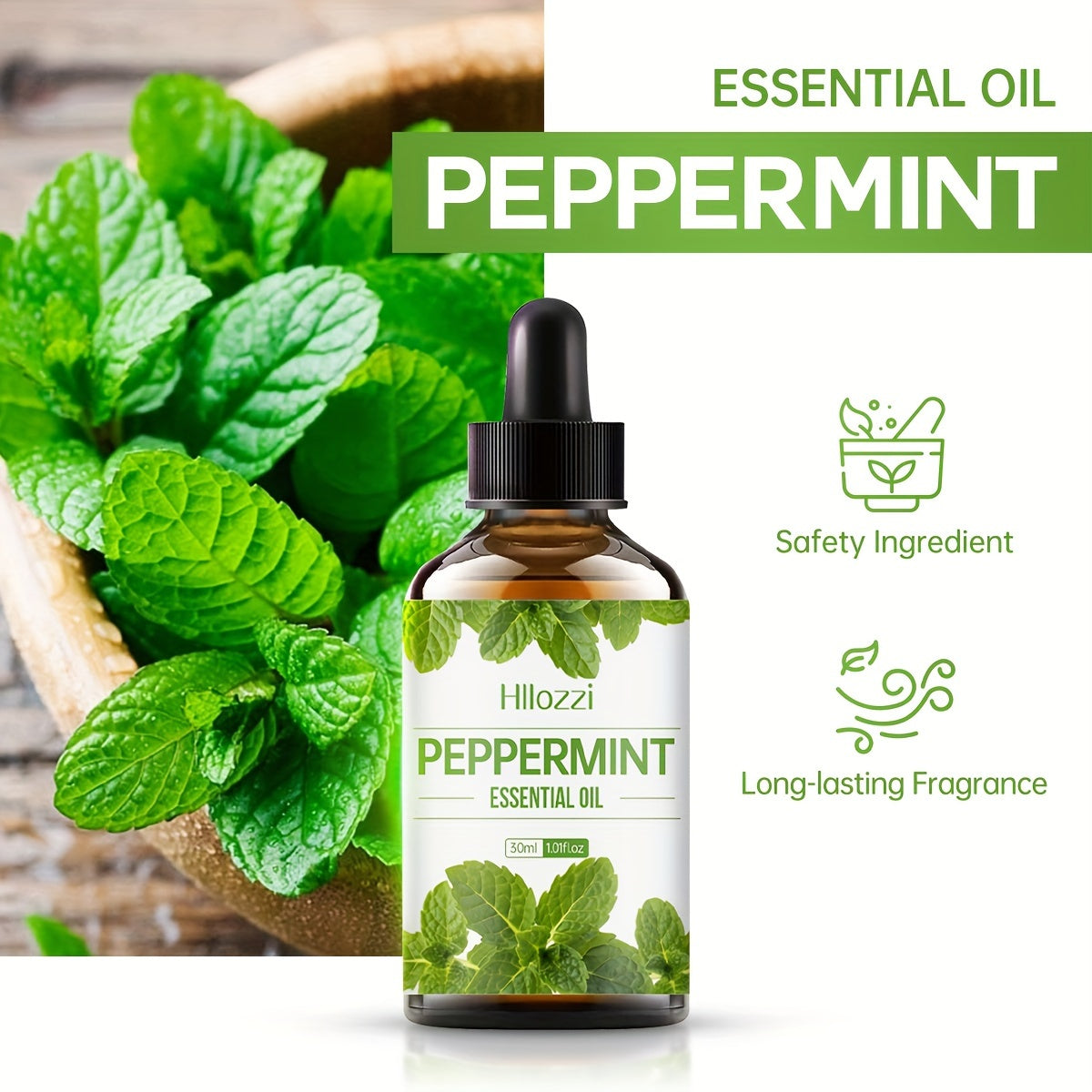 Peppermint Plant Essential Oil Face Body Skin Care Essential Oil