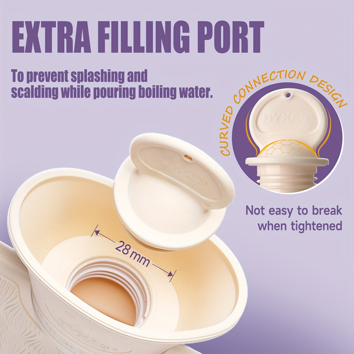 Odorless Hot Water Bottle with Soft Hand Pocket Cover