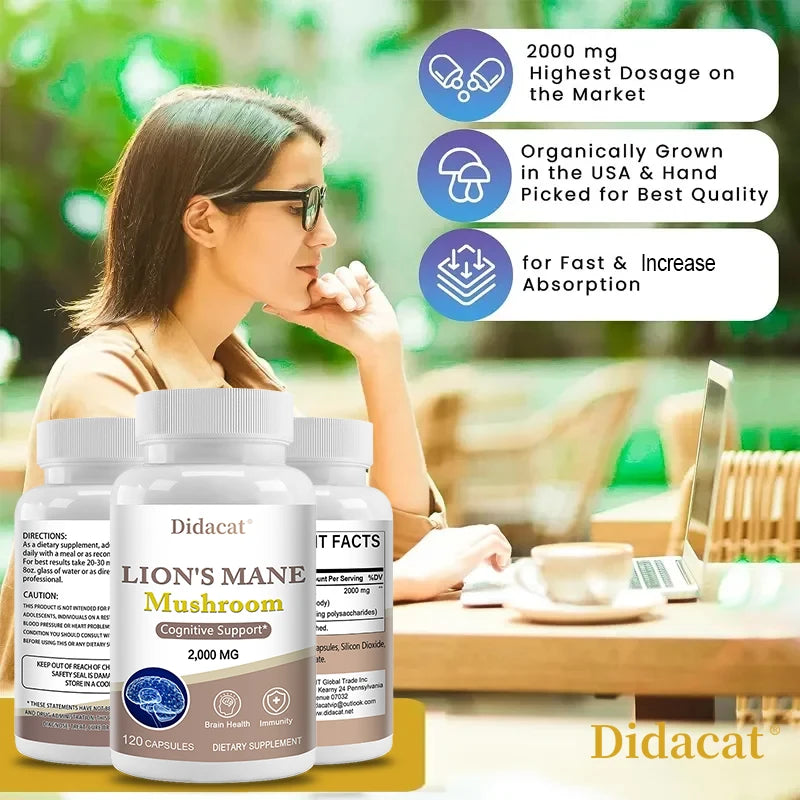 Lions Mane Brain & Focus Supplement