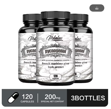 Pycnogenol - French Maritime Pine Bark Extract, Black Pepper Extract