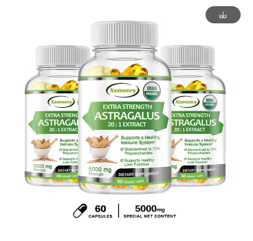 Astragalus Root Extract 5000 Mg - Extract Immune Supplement, Enhances Energy, Prostate and Stamina