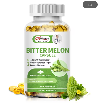 Alliwise Bitter Melon Potent Complex Extract management for Heart Blood Sugar and Cholesterol Health