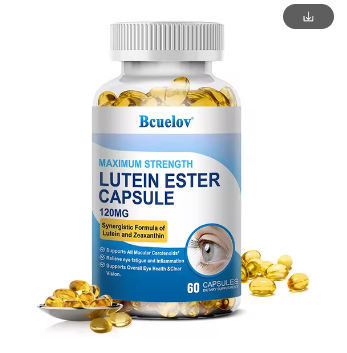 Vitamins Lutein Melanoxanthin and Bilberry Extract Supports Eye Strain, Dry Eyes and Vision Health - Lutein Blend Capsules