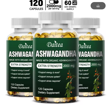 Daitea Ashwagandha Extract Capsule Anti-oxidation, Lipid-lowering, Decompression, Improving Sleep, Enhancing Immunity