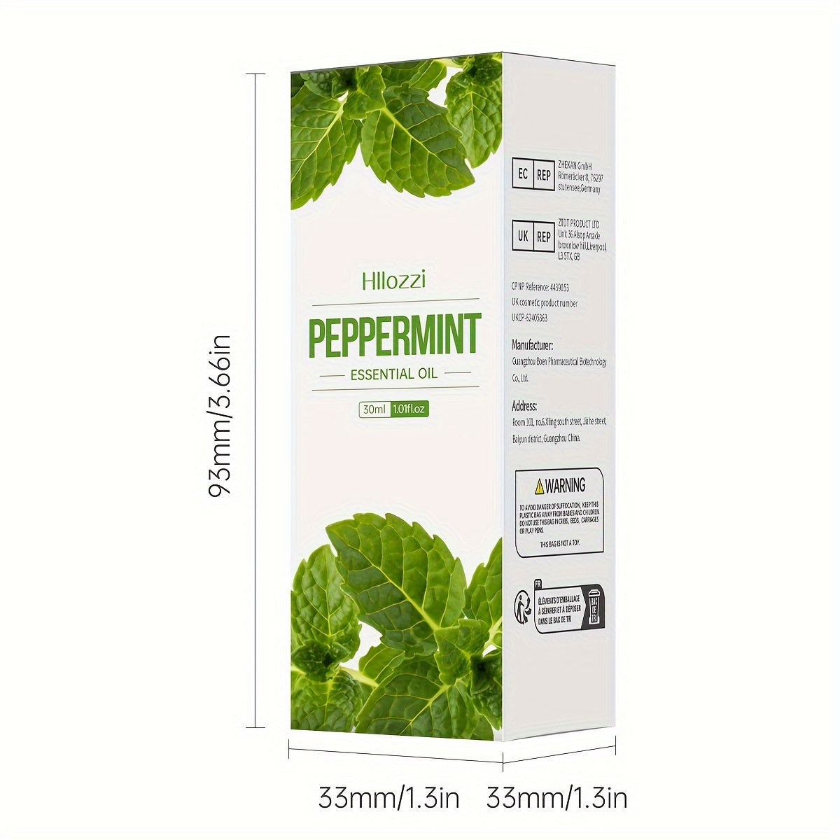Peppermint Plant Essential Oil Face Body Skin Care Essential Oil