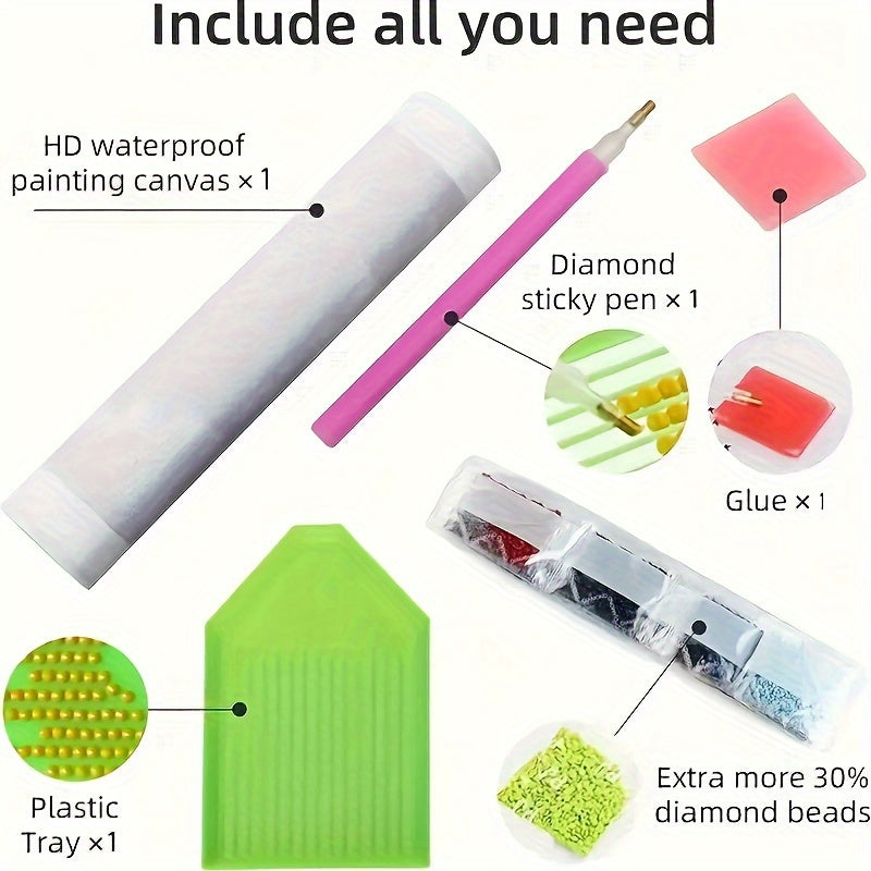 5D DIY Diamond Painting Kit 30x30cm
