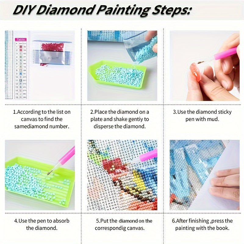 5D DIY Diamond Painting Kit 30x30cm