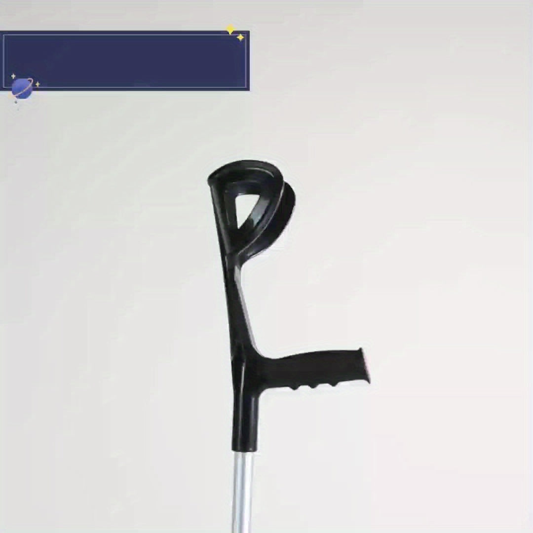 1/2pcs Adjustable Height Telescopic Aluminum Alloy Arm Crutches