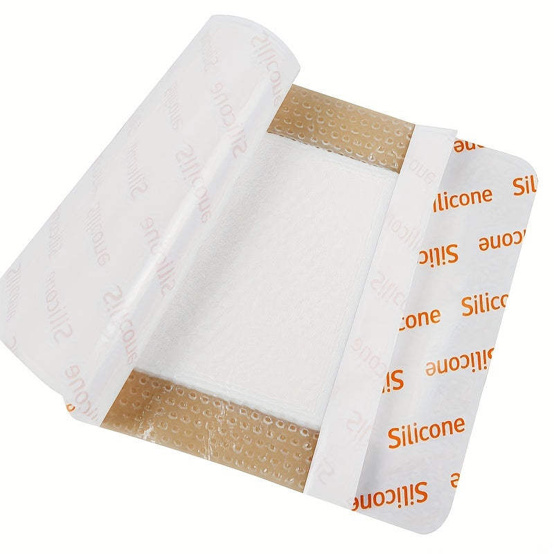 1pc Bordered Silicone Foam Adhesive Dressing