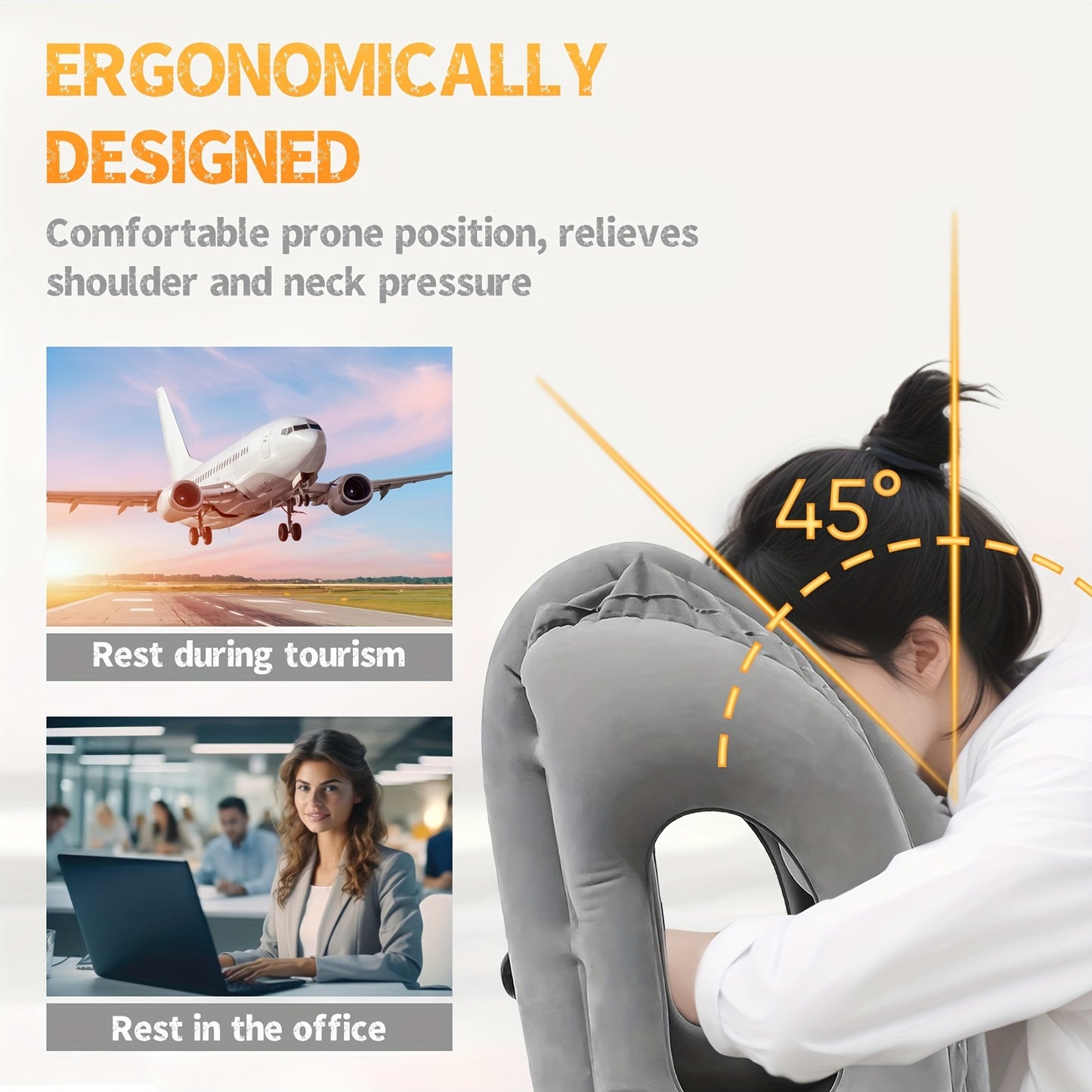 Comfortable Inflatable Travel Pillow