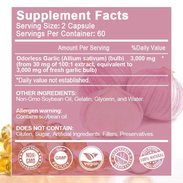 Organic Garlic Extract Capsule