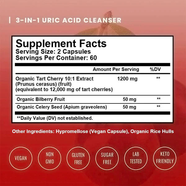 Organic Tart Cherry Extract Capsules