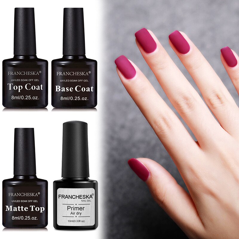 4-piece Nails Glue Set Nail Art Base Nail Polish