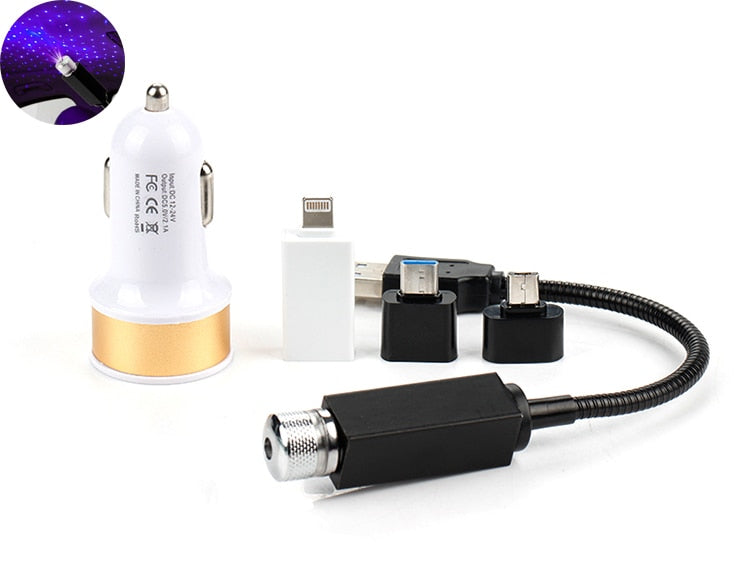 Lamp Projector Decorative Lamp Adjustable Multiple Lighting Effects