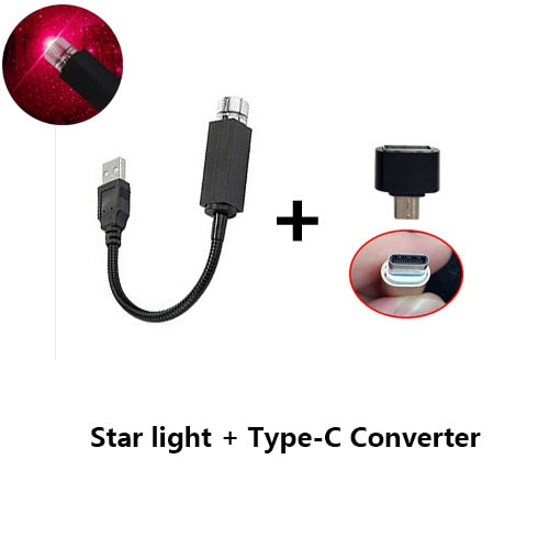 Lamp Projector Decorative Lamp Adjustable Multiple Lighting Effects