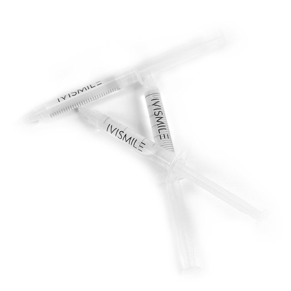 IVISMILE Teeth Whitening Gel Kit Carbamide Peroxide Gel Dental Bleaching Tooth Syringe Whitening dental material 3pcs 3ml