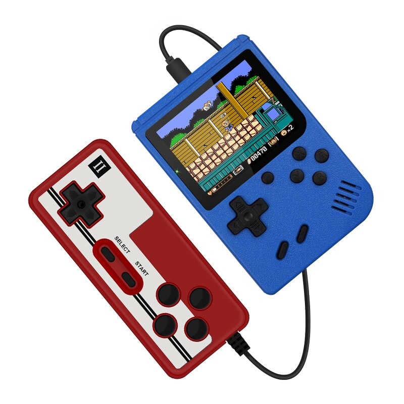 Retro Portable Mini Handheld Game Console 500mAh Battery 3.0 Inch Color LCD Kids Color Game Player Built-in 400 Games