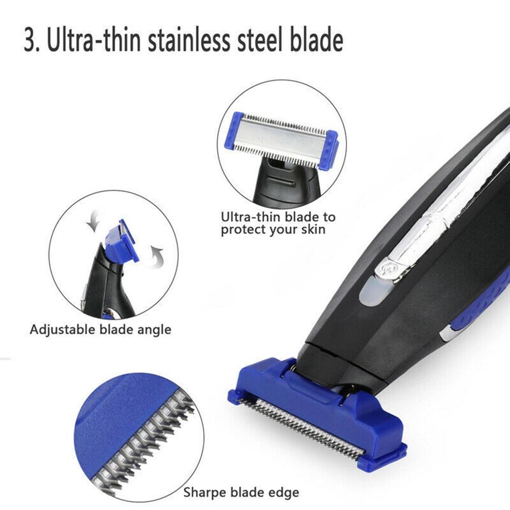 Men's Electric Shaver Rechargeable Trims Edges Razor Bald Head Shaver