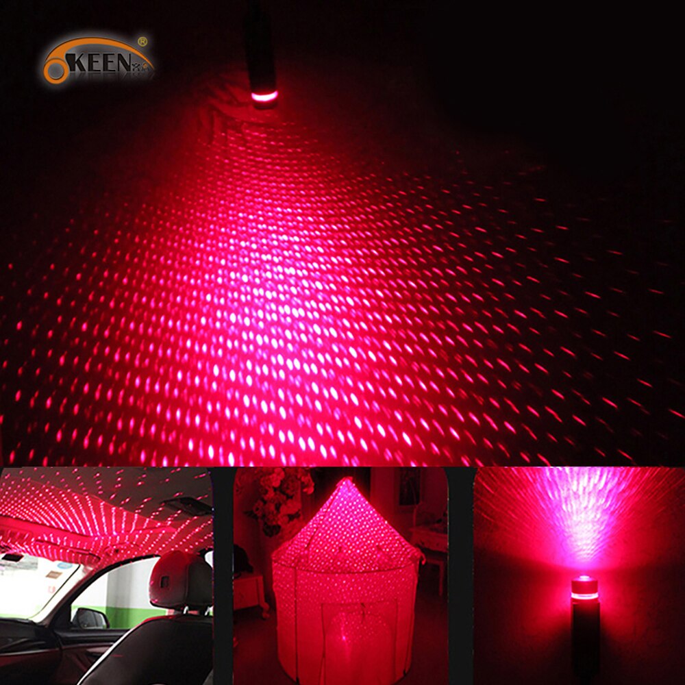 Lamp Projector Decorative Lamp Adjustable Multiple Lighting Effects