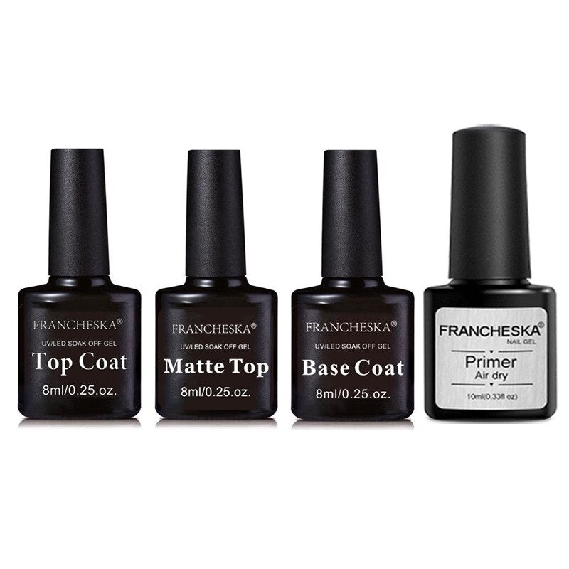 4-piece Nails Glue Set Nail Art Base Nail Polish