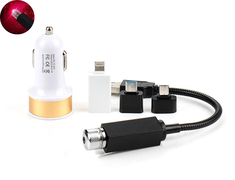 Lamp Projector Decorative Lamp Adjustable Multiple Lighting Effects