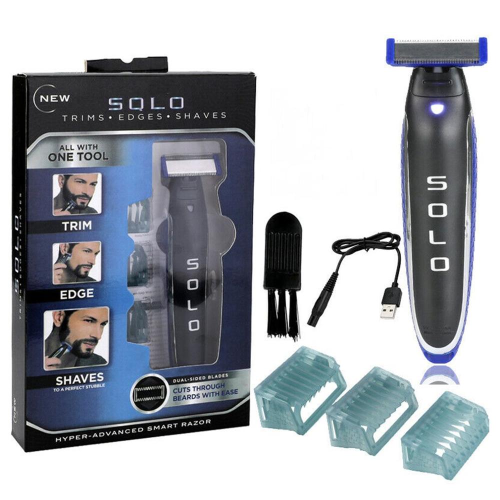 Men's Electric Shaver Rechargeable Trims Edges Razor Bald Head Shaver