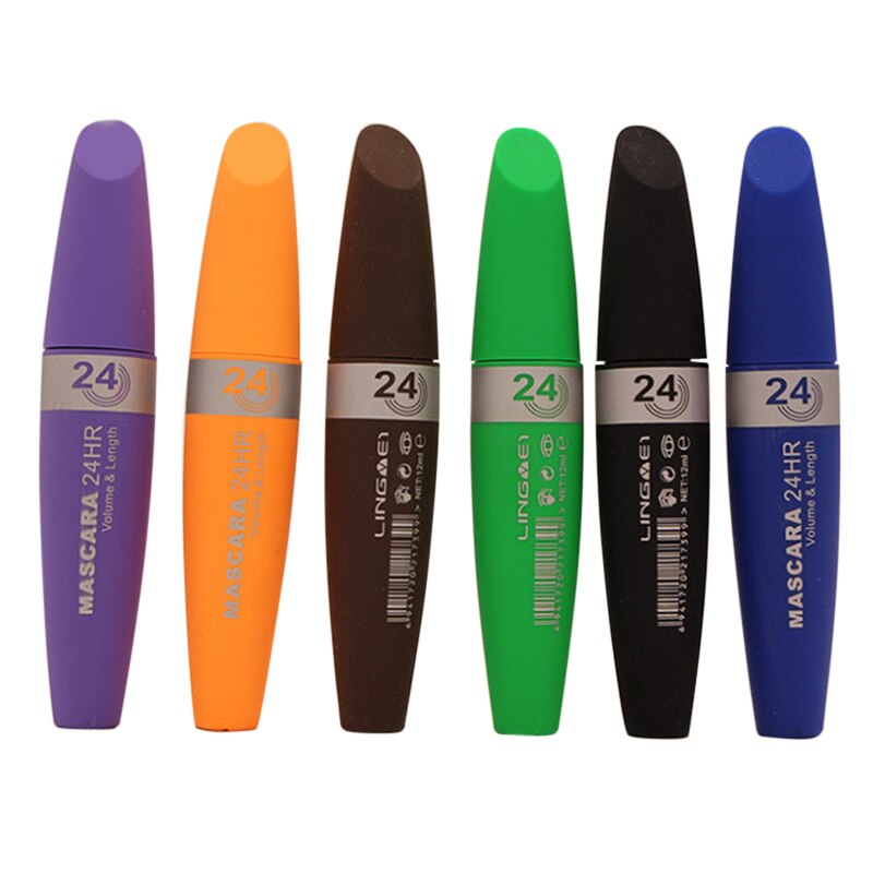 Ladies Eyelash Mascara 6 Color Long-lasting Waterproof