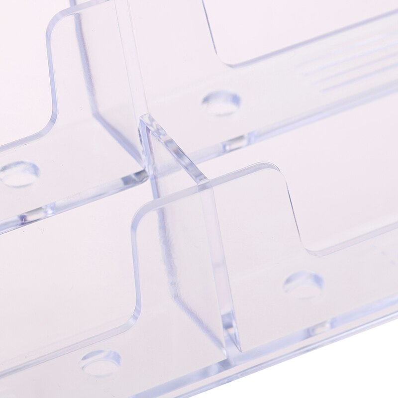 Desktop Office Business Card Holder Stand Clear Transparent Acrylic Counter Top
