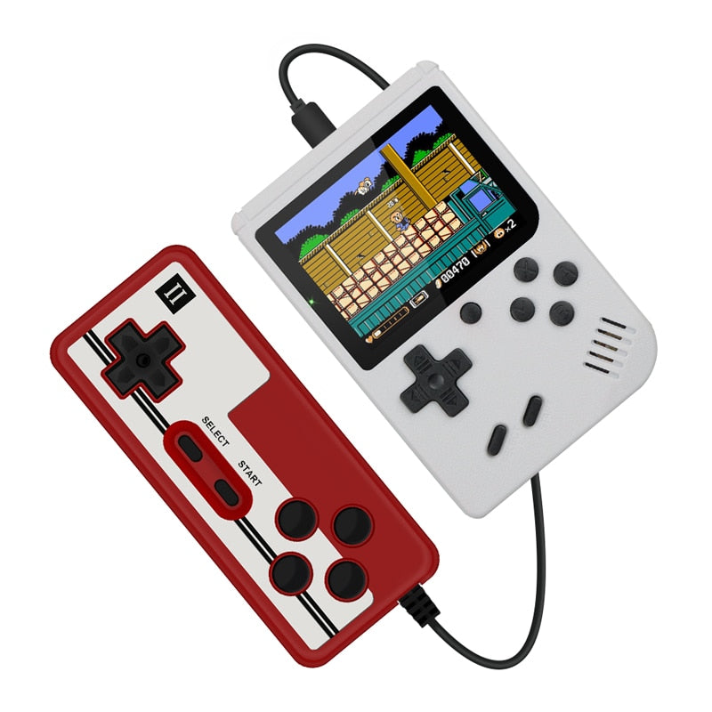 Retro Portable Mini Handheld Game Console 500mAh Battery 3.0 Inch Color LCD Kids Color Game Player Built-in 400 Games