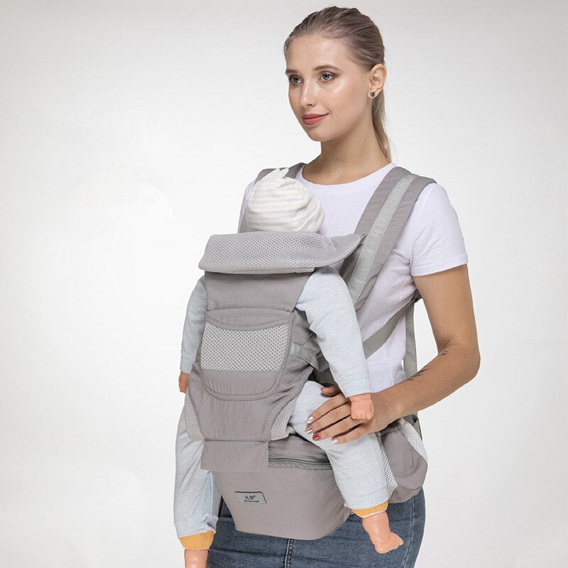 New 0-48 Month Ergonomic Baby Carrier Infant Baby Hipseat Carrier 3 In 1 Front Facing Ergonomic Kangaroo Baby Wrap Sling