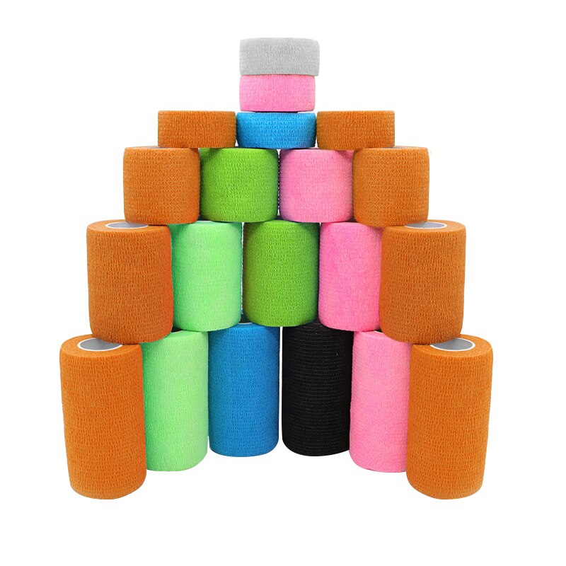 Colorful Sport Self Adhesive Elastic Bandage Wrap Tape 4.5m