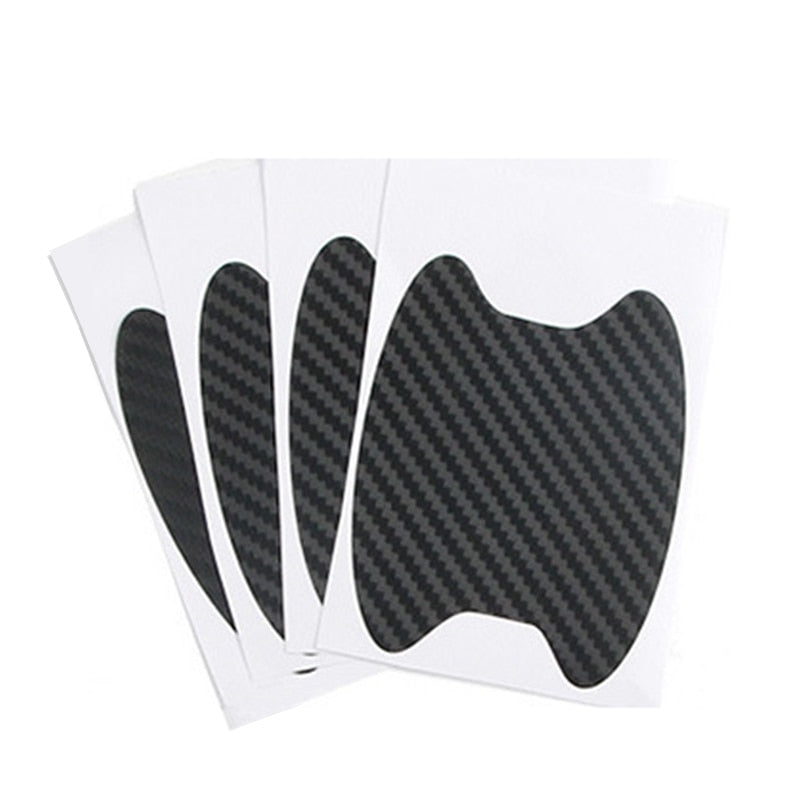 6Color 4Pcs Car Door Sticker Carbon Fiber Scratches Resistant