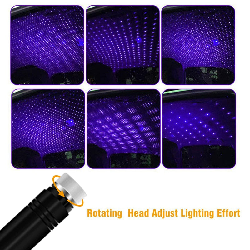 Lamp Projector Decorative Lamp Adjustable Multiple Lighting Effects