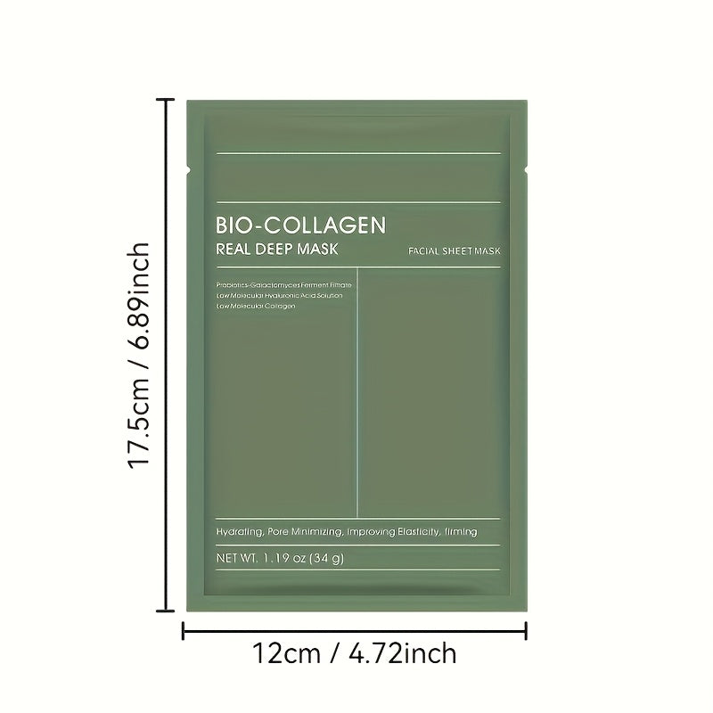 4pcs Bio Collagen Face Masks