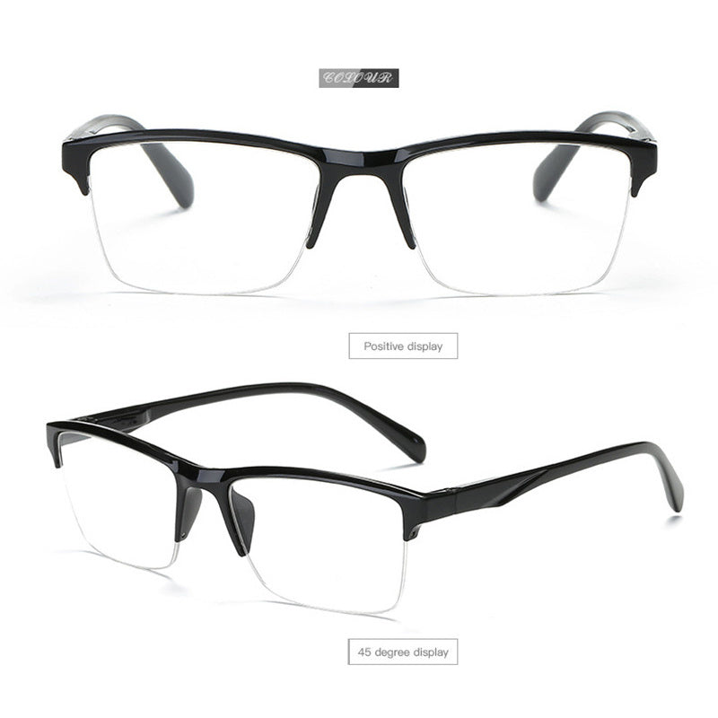 Men And Women Black Resin Reading Glasses