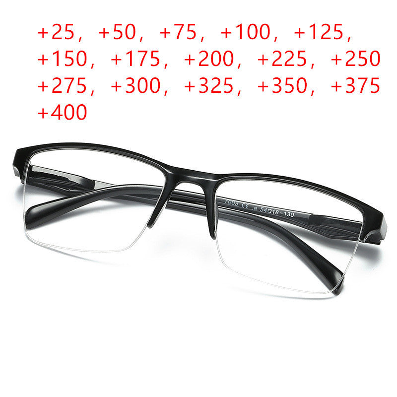 Men And Women Black Resin Reading Glasses