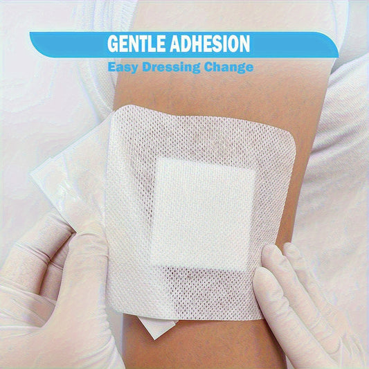 20PCS Wound Dressing, Breathable Edge Gauze Pad