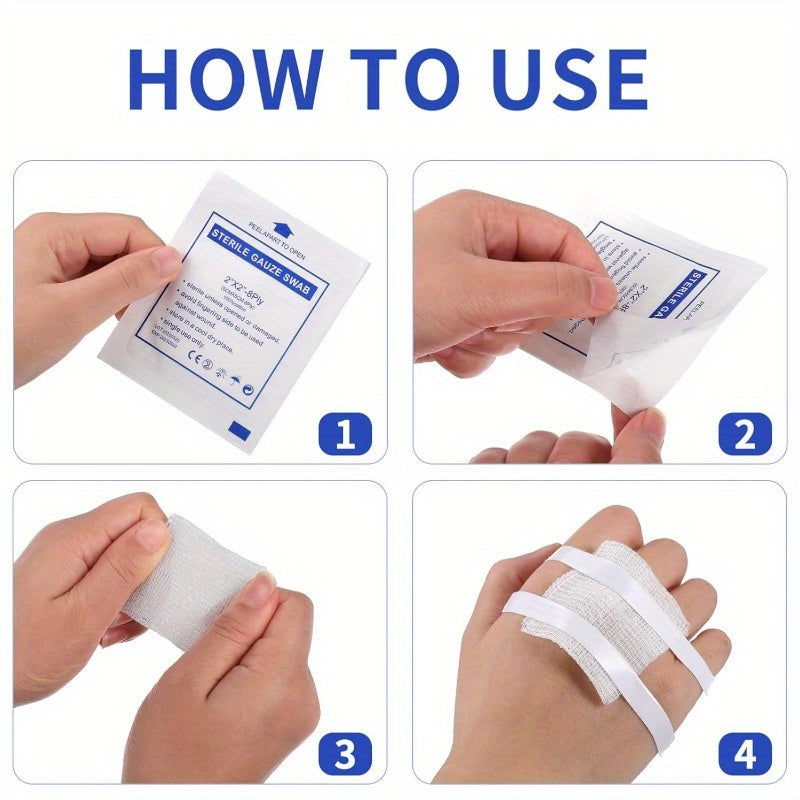 10/30pcs Disposable Hemostatic Cotton Gauze