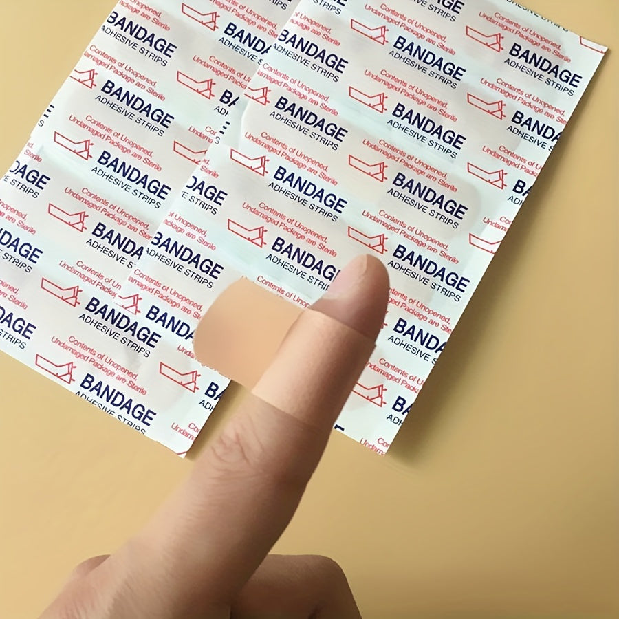50/100pcs Waterproof Bandage, Sterility Wound Care Bandage, First Aid Supplies