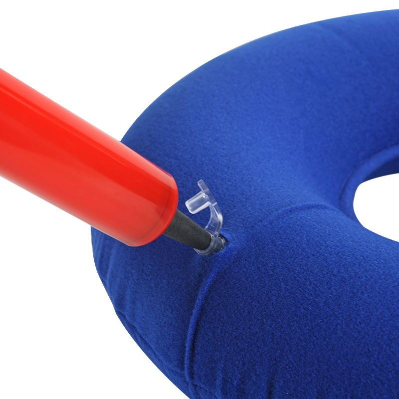 Inflatable Donut Seat Cushion with Pump