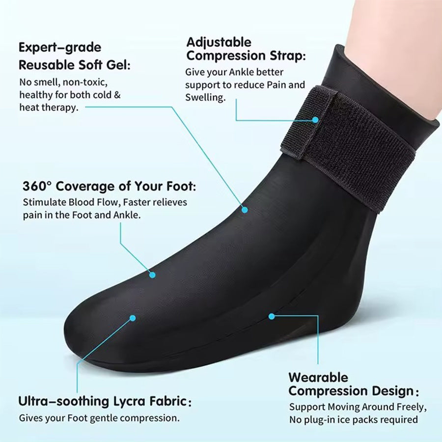 Reusable Gel Ankle Compression Support Socks