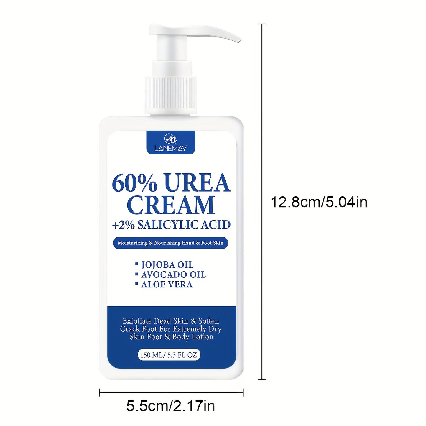 60% Urea Cream For Feet With Salicylic Acid, Shea Butter & Avocado Oil