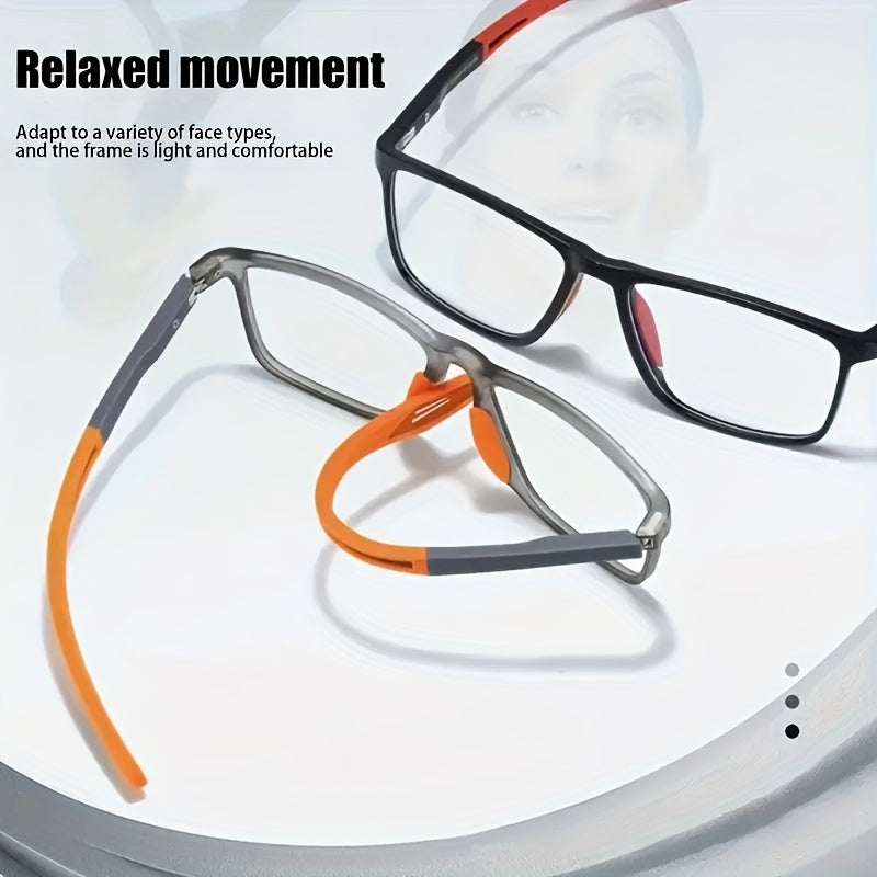 Comfortable Square TR Frame Reading Glasses