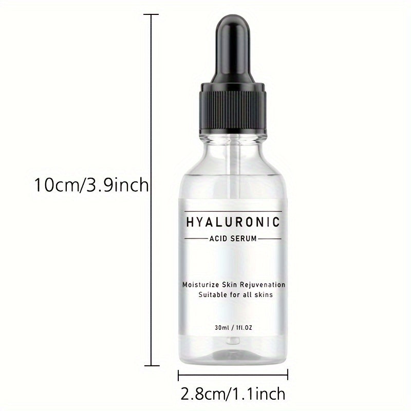 Hyaluronic Acid Serum For Face, Hydrating Facial Skin Care Product, Cooperate Well With Vitamin C Serum & Retinol Serum